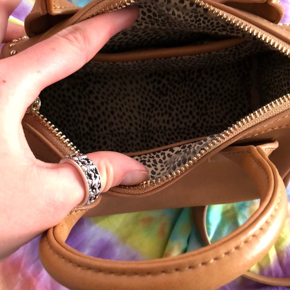 Vegan Leather Sequin Crossbody Purse - Picture 3 of 3